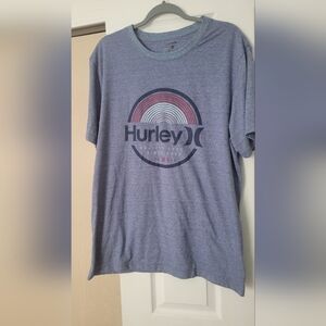 Hurley Heather Blue Short Sleeve Tee